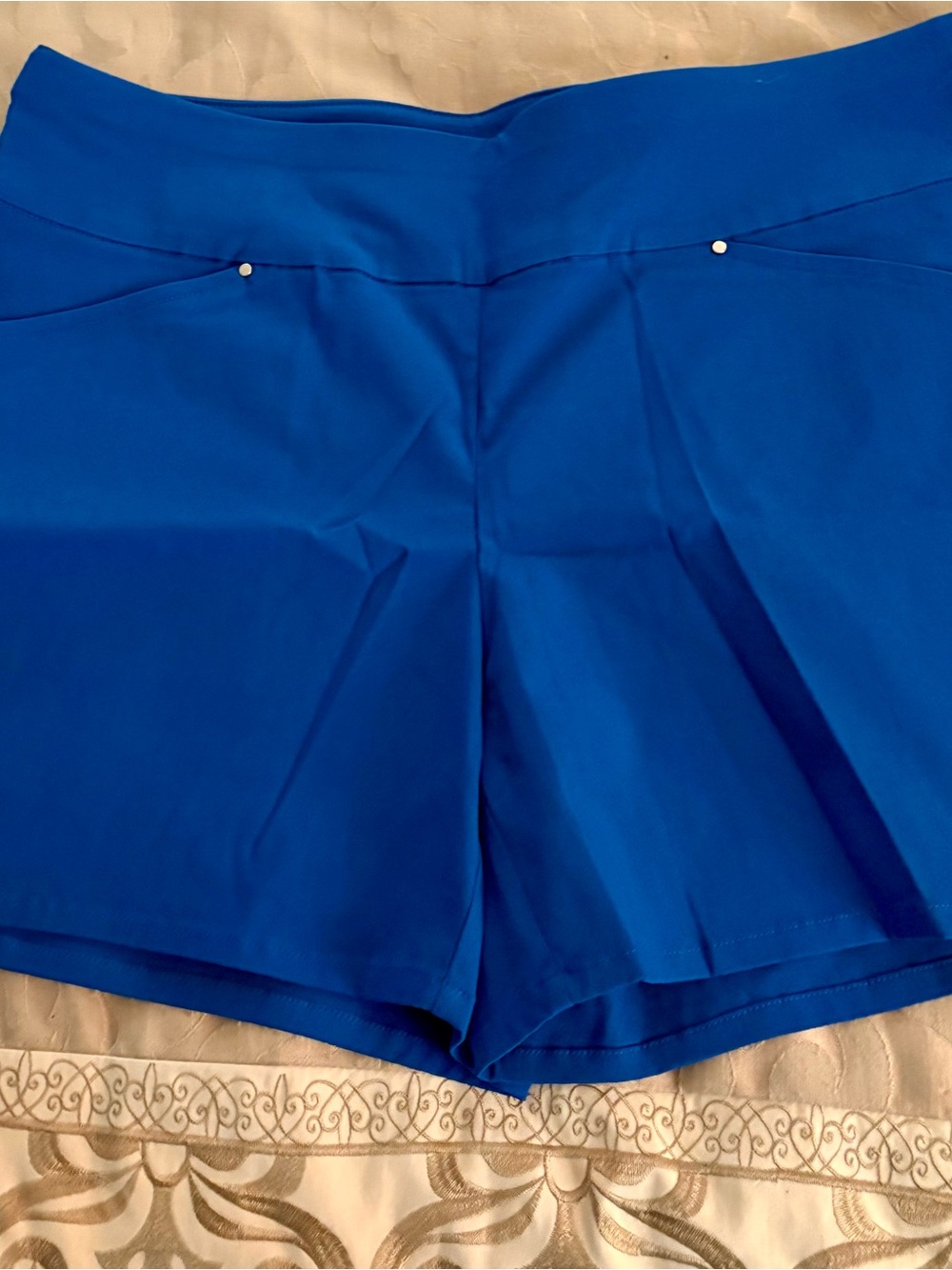 INC International Concepts Bold Blue Athletic Shorts